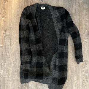 Old Navy Checkered Cardigan